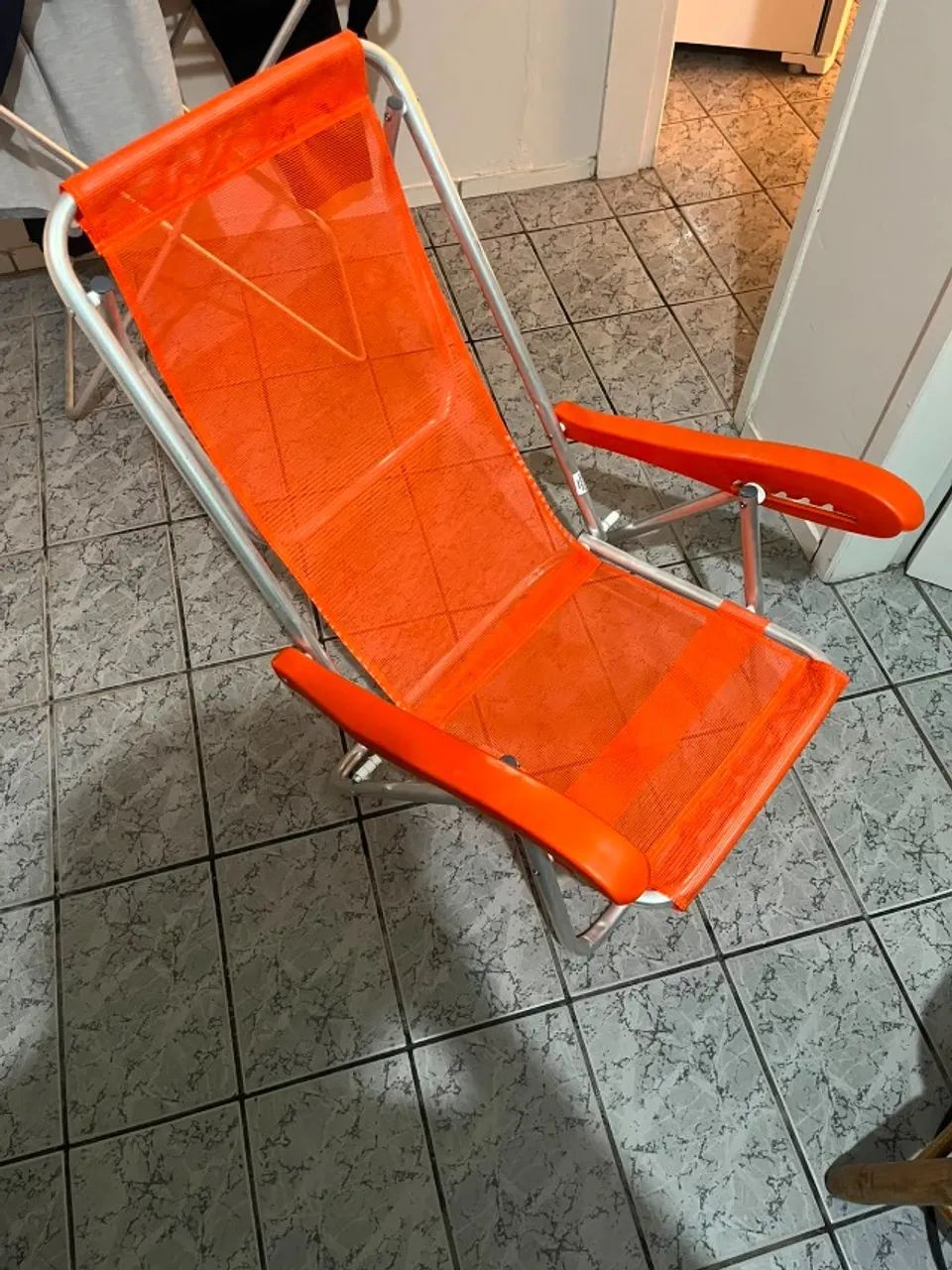 Cadeira de Praia de Marca Aperol Spritz Laranja