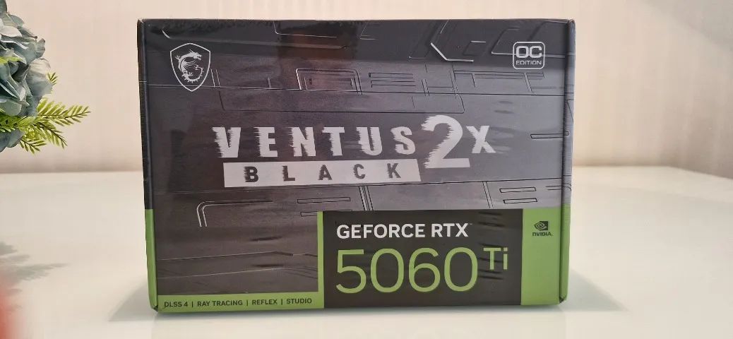 Placa de Vídeo Nvidia RTX 5060 Ti 16gb MSI Ventus Black