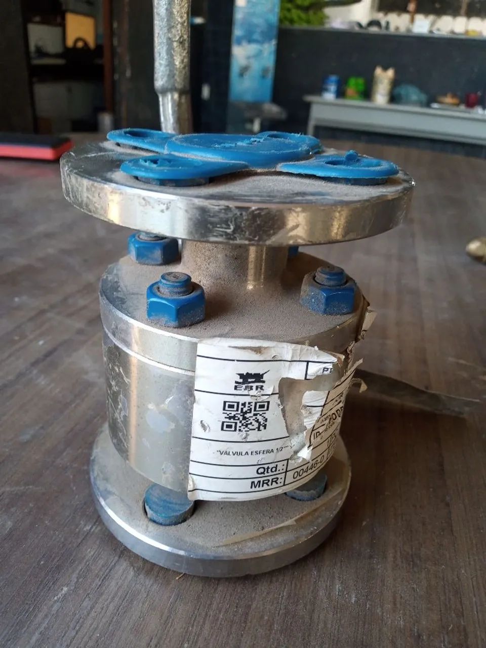 Válvula de esfera com flanges