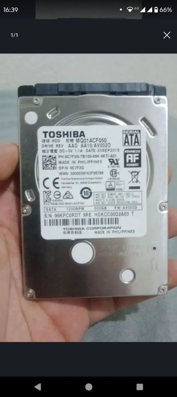 HD 500GB - 2.5 NOTEBOOK