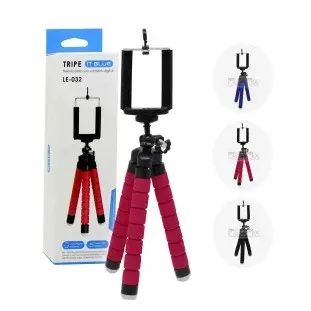 ? MINI TRIPÉ FLEXÍVEL SPIDER COM SUPORTE PARA CELULAR ?