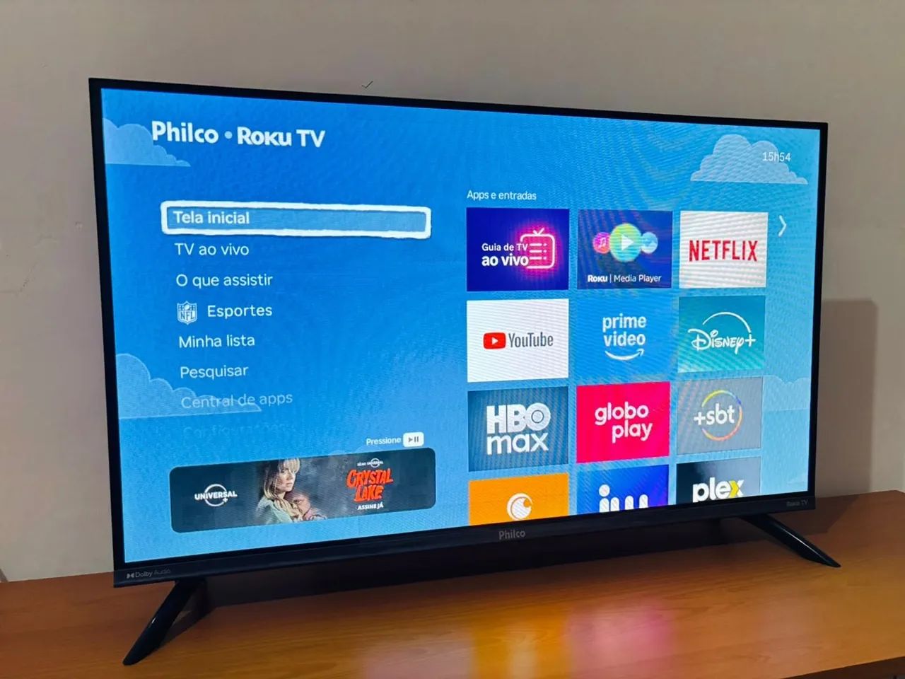 Smart tv Philco Roku 32 polegadas ótimo estado  - Foto 3