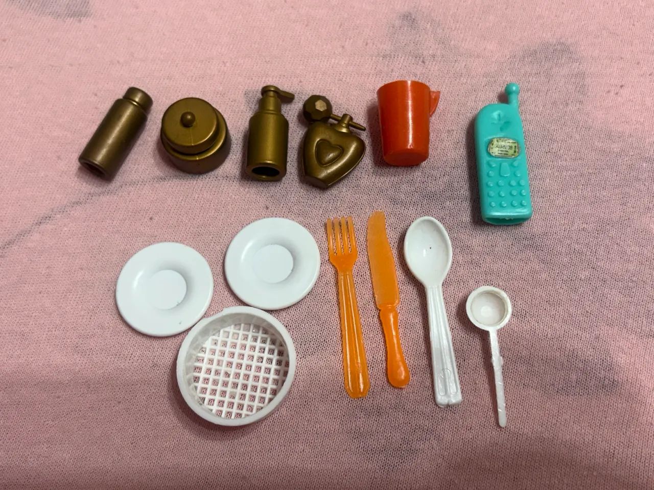 Utensílios da Barbie
