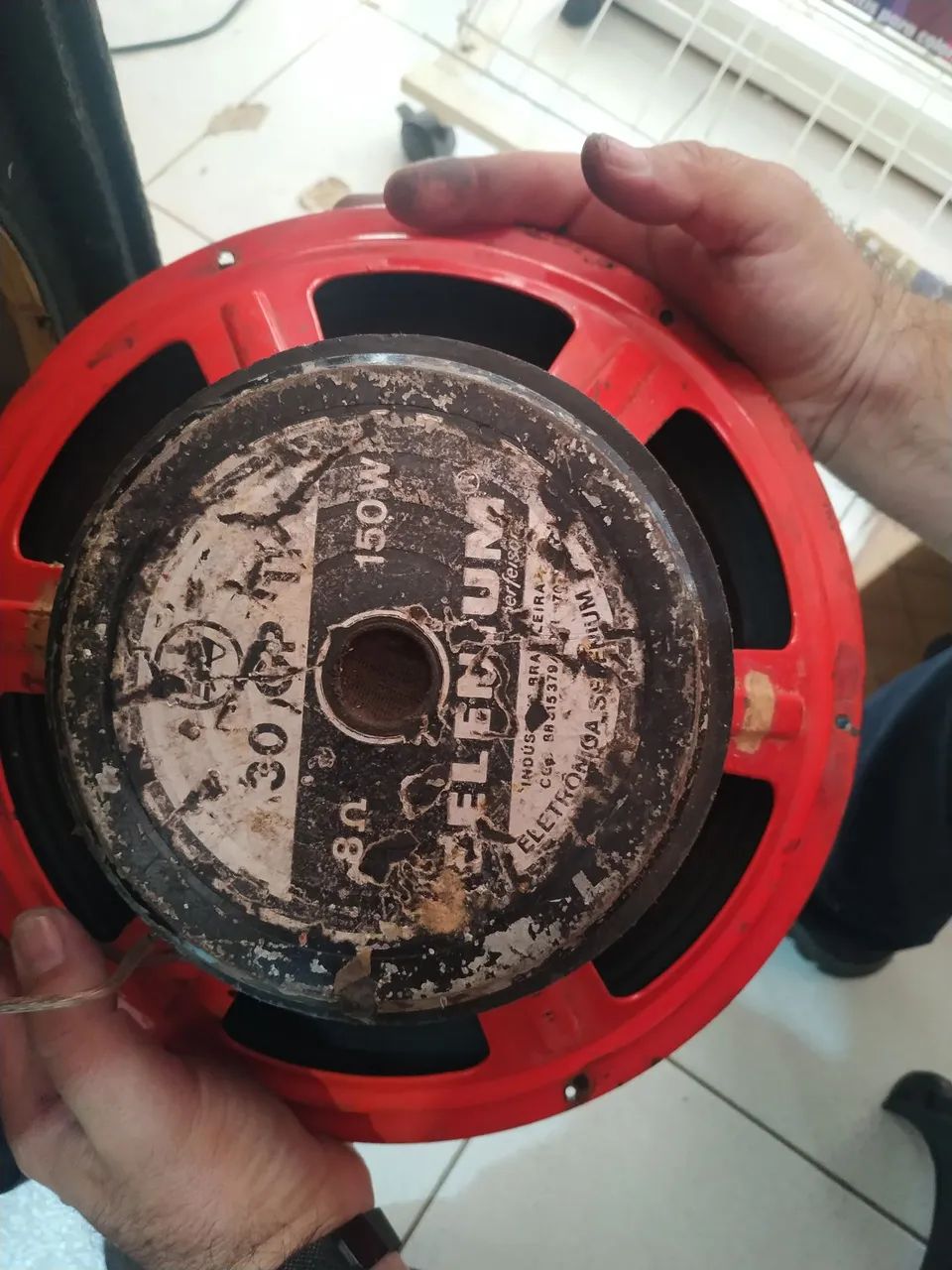 Caixa de som com alto falante 12 polegadas 150 w  selenium - Foto 5