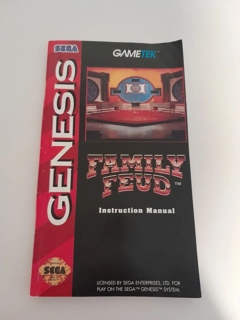 Manual mega drive genesis original 