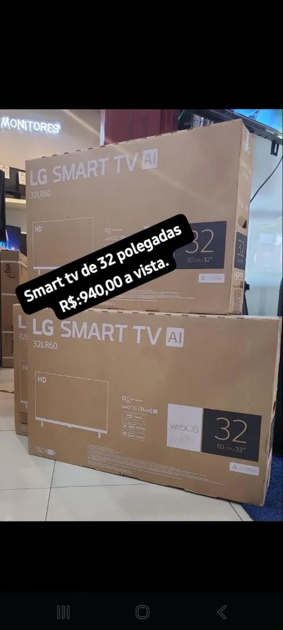 Smart tv de 32 polegadas LG