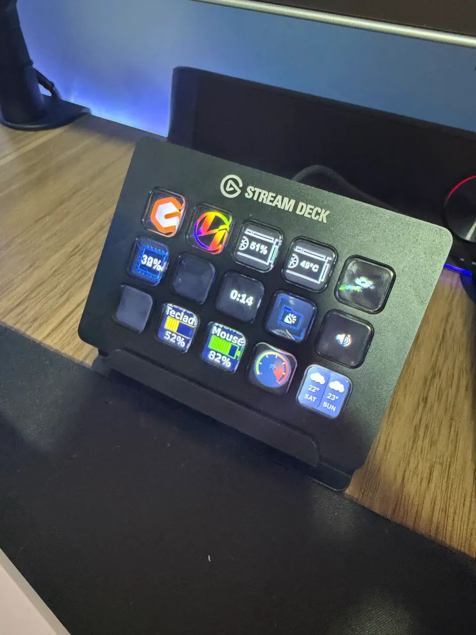 Stream Deck Elgato 15 Teclas LCD Personalizáveis IMPECÁVEL - Foto 6