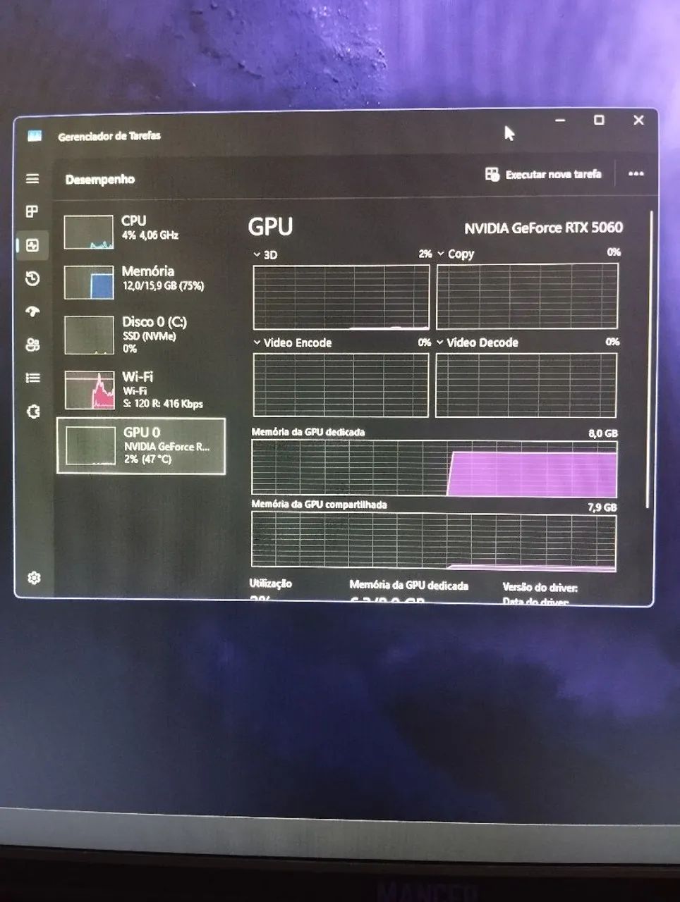 Pc Gamer Isis IV RTX 5060 8GB Ryzen 5 5500 16GB SSD NVMe + Monitor Horizon Z Pro 144 Hz - Foto 6