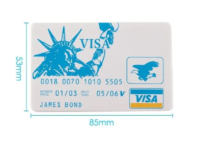 Kit De Chaves Micha De Alta Qualidade Slim Card - Foto 5