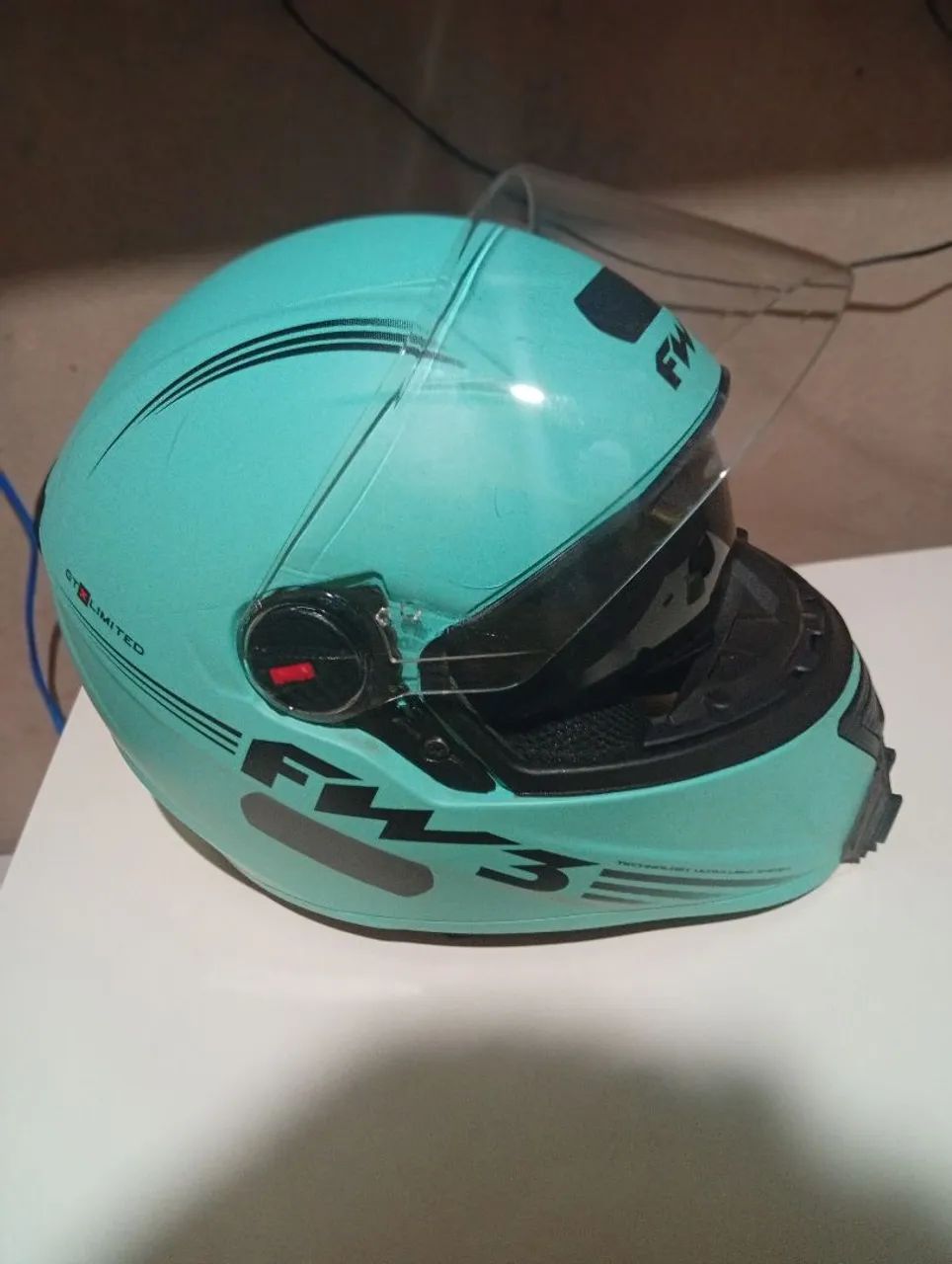 Capacete FW3 com viseira interna - Foto 3
