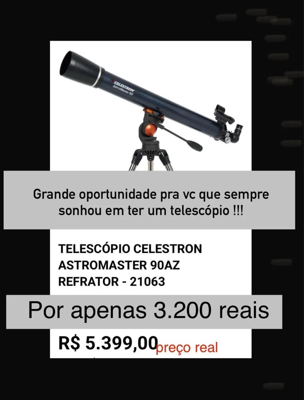 Telescópio bom preço 