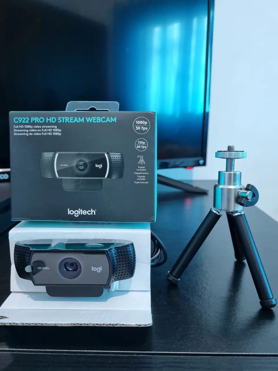 Webcam Logitech C922 Pro Seminova