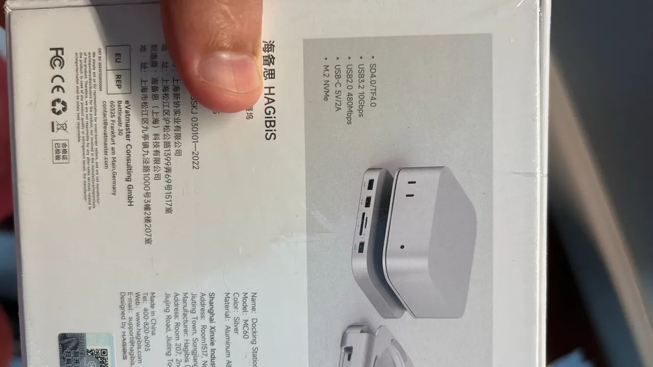 Dock station Apple M4 Mini HAGIBIS - Foto 3