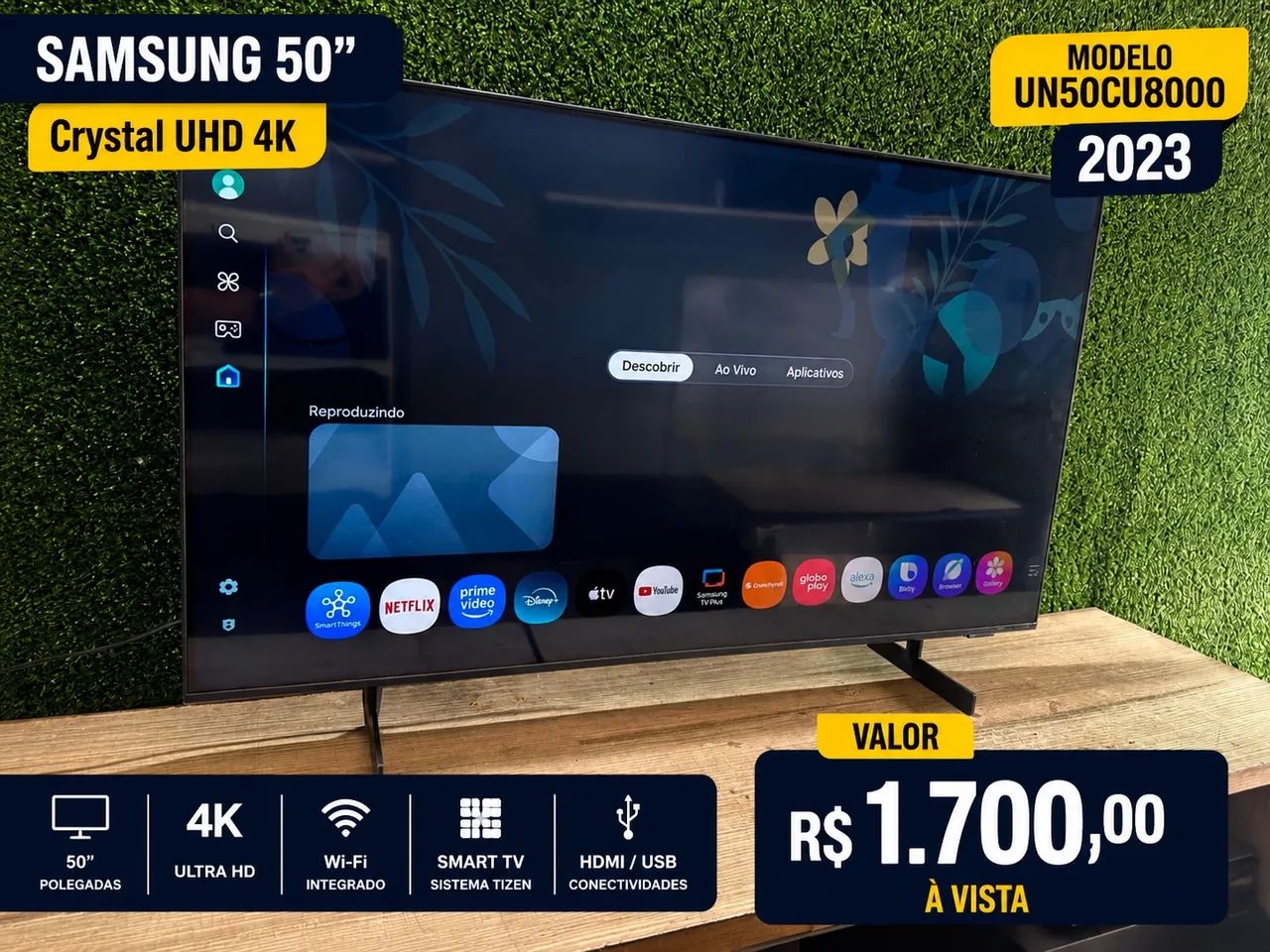 Tv 50 polegadas smart Samsung  - Foto 3