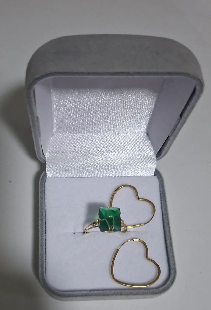 Vendo Anel e Argola Ouro - Foto 2