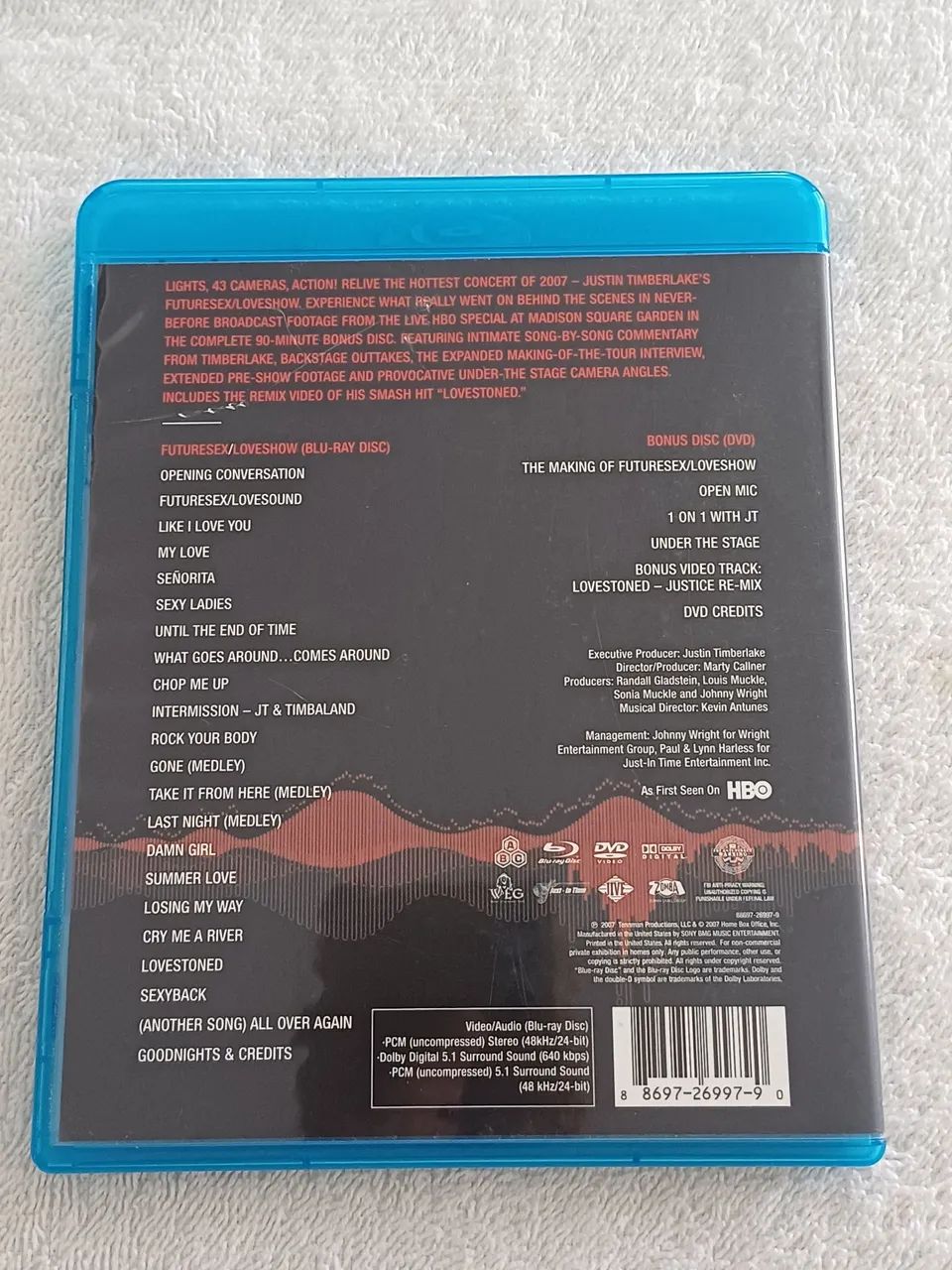 Blu-ray original e importado do Justin Timberlake - Foto 2
