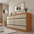 Cômoda Urban 8 Gavetas Estilo Contemporâneo