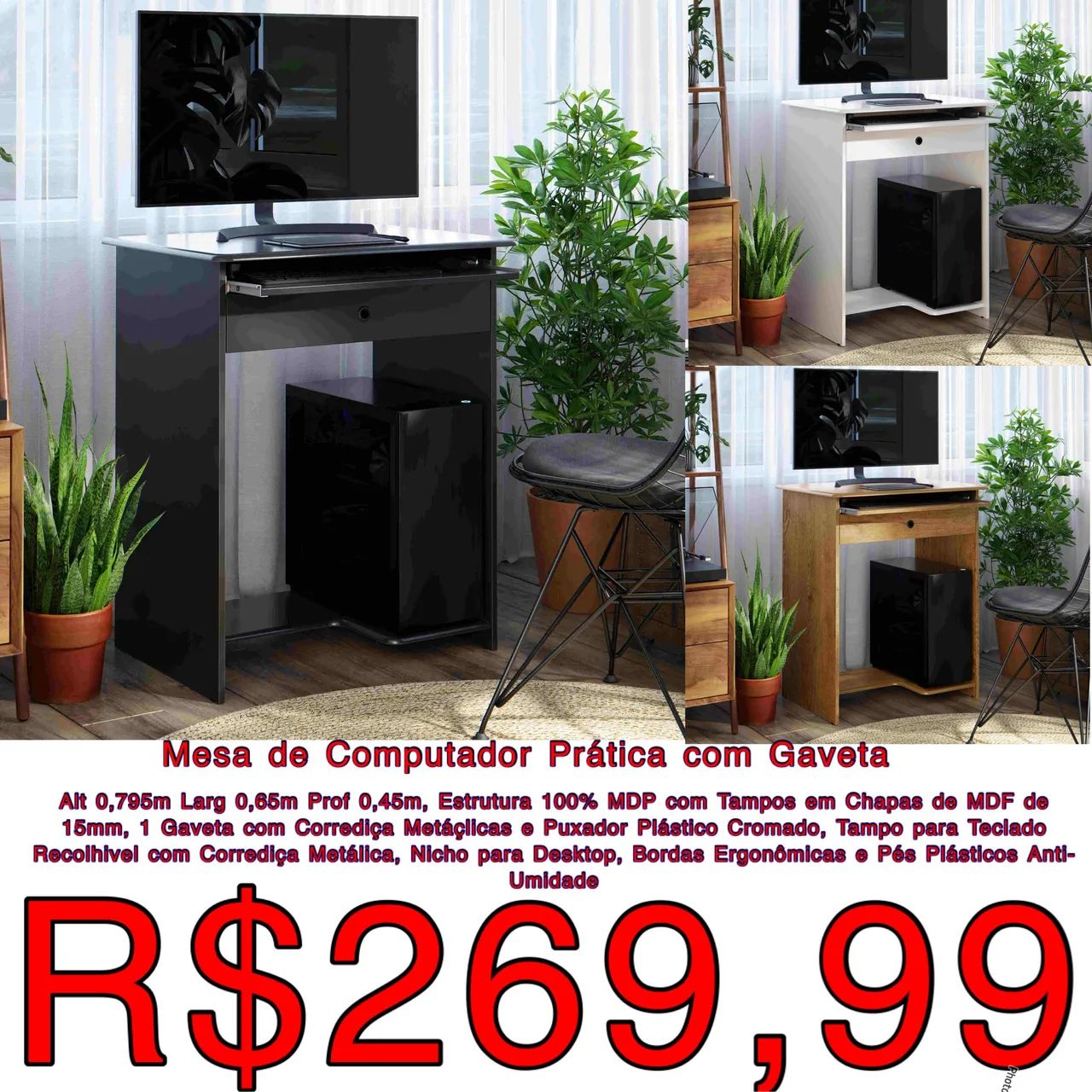 Escrivaninha computador  - Foto 2