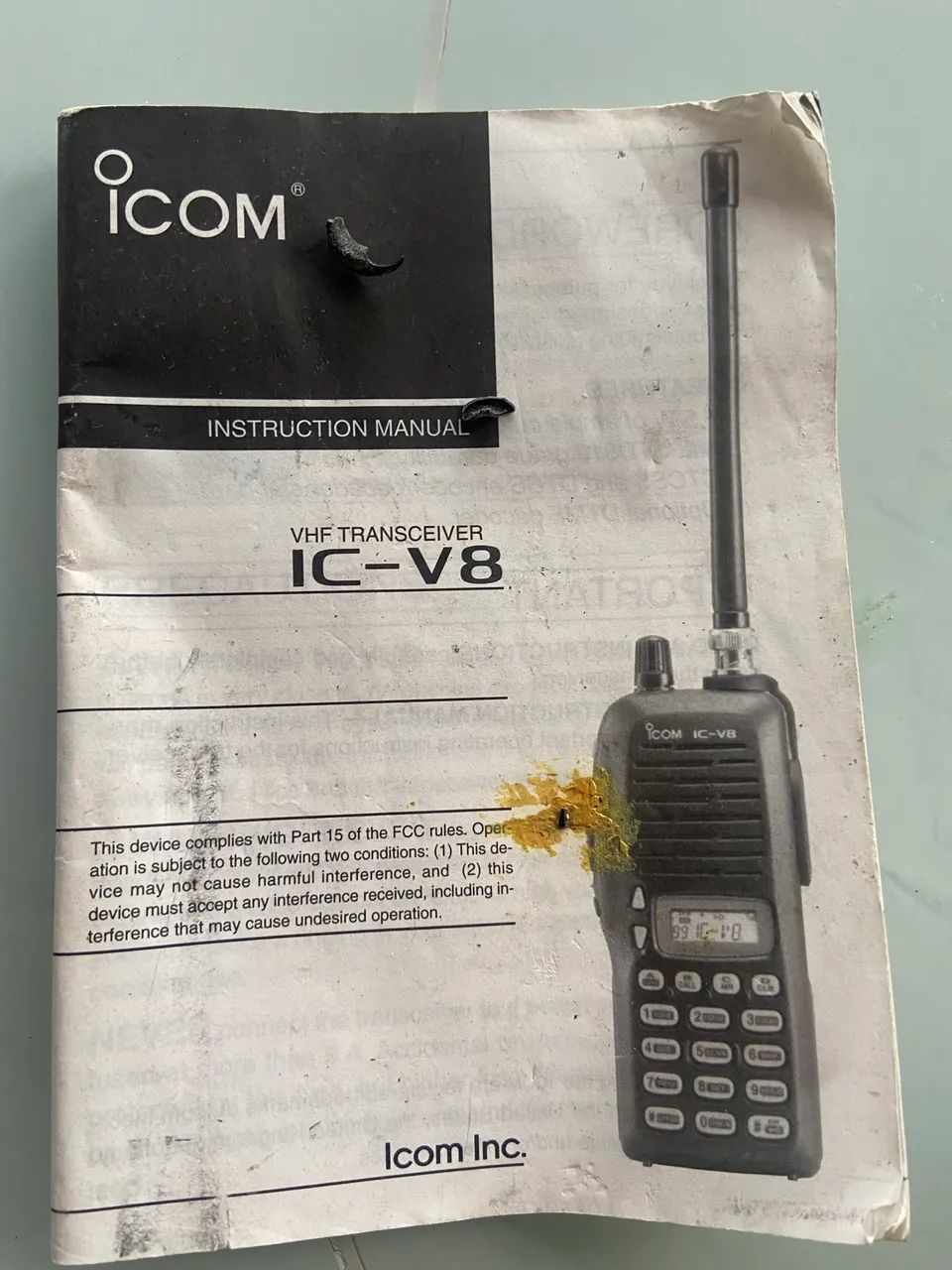Rádio PY Icon IC - V8. VHF - TRANSCEIVER - Foto 3