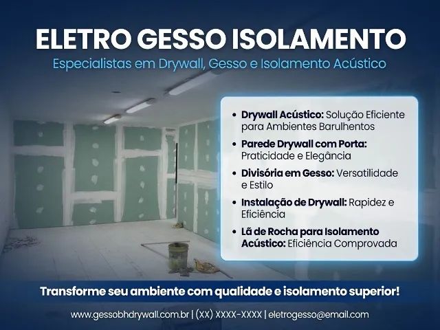 Divisória de Gesso 