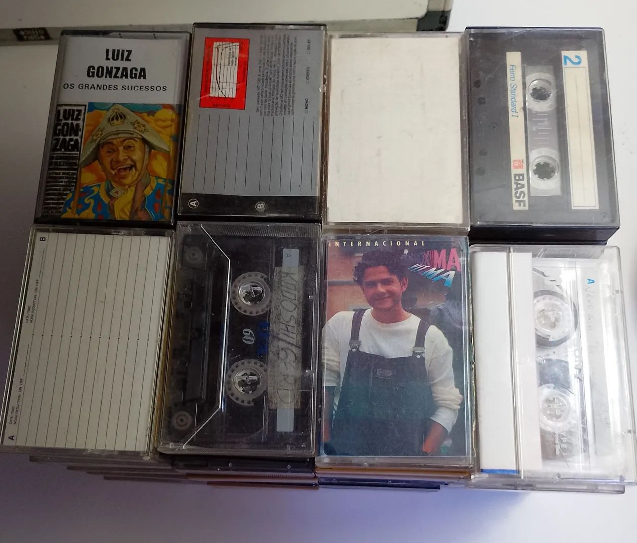 Lote 84 Fitas K7 Com Caixas Marcas Variadas