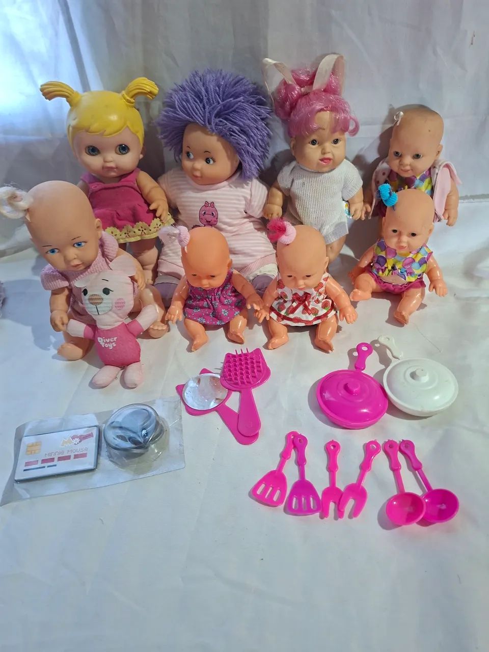 Kit 8 Bonecas com Acessórios - Presente Completo e Barato - Foto 3