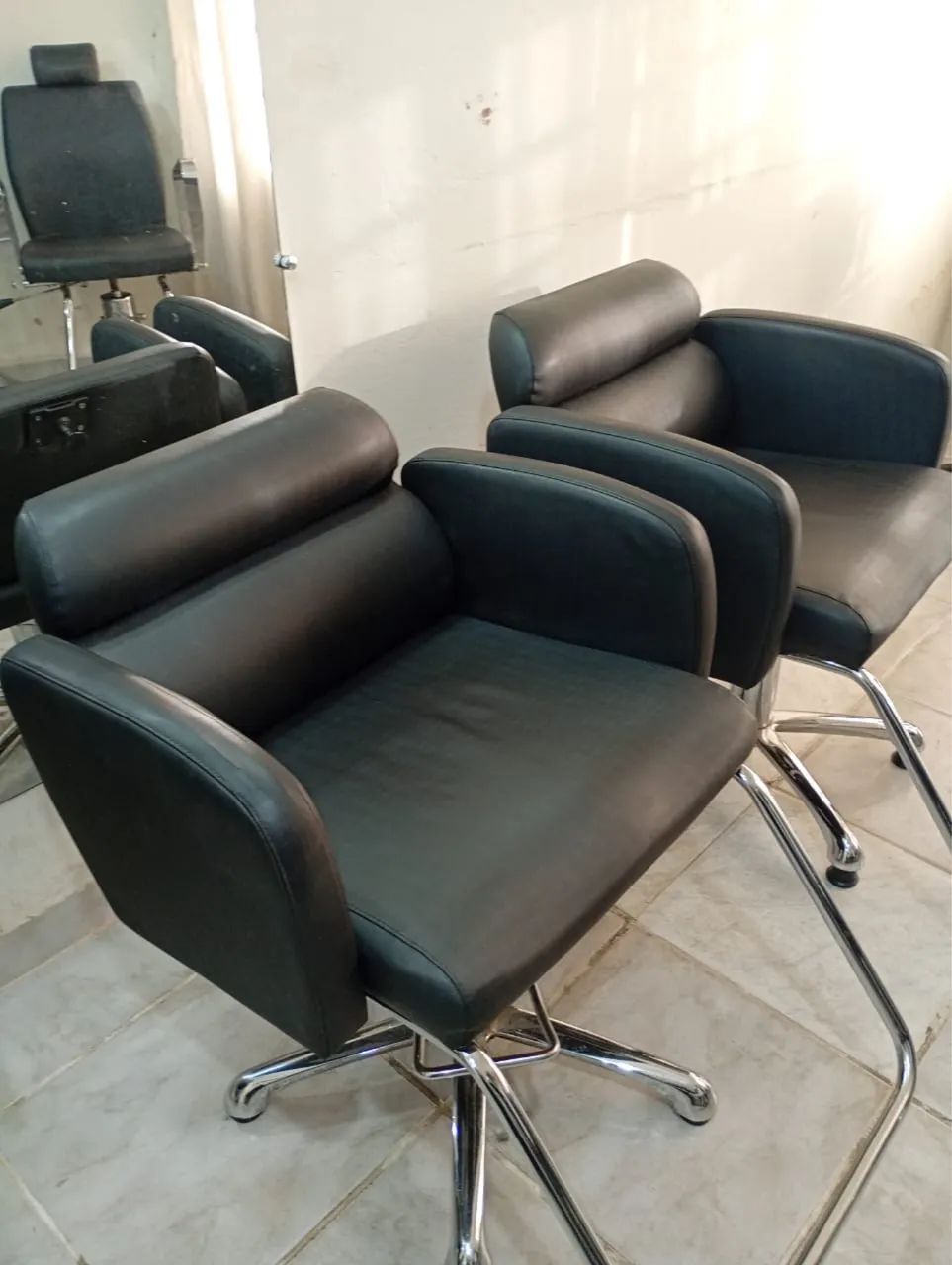 Cadeira de cabeleireiro ou barbeiro 