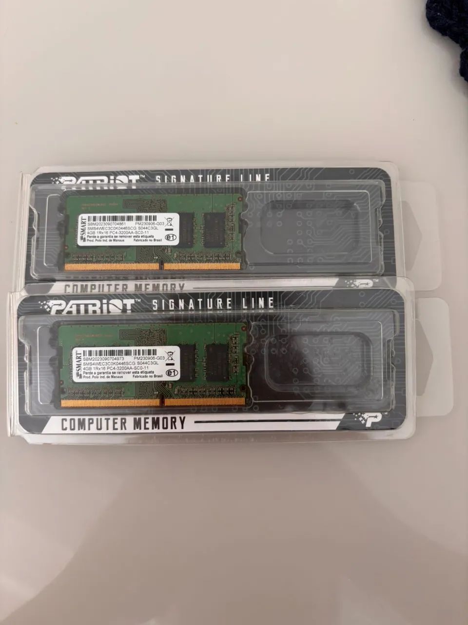 2 Memórias RAM 4GB DDR4 3200MHz para Notebook