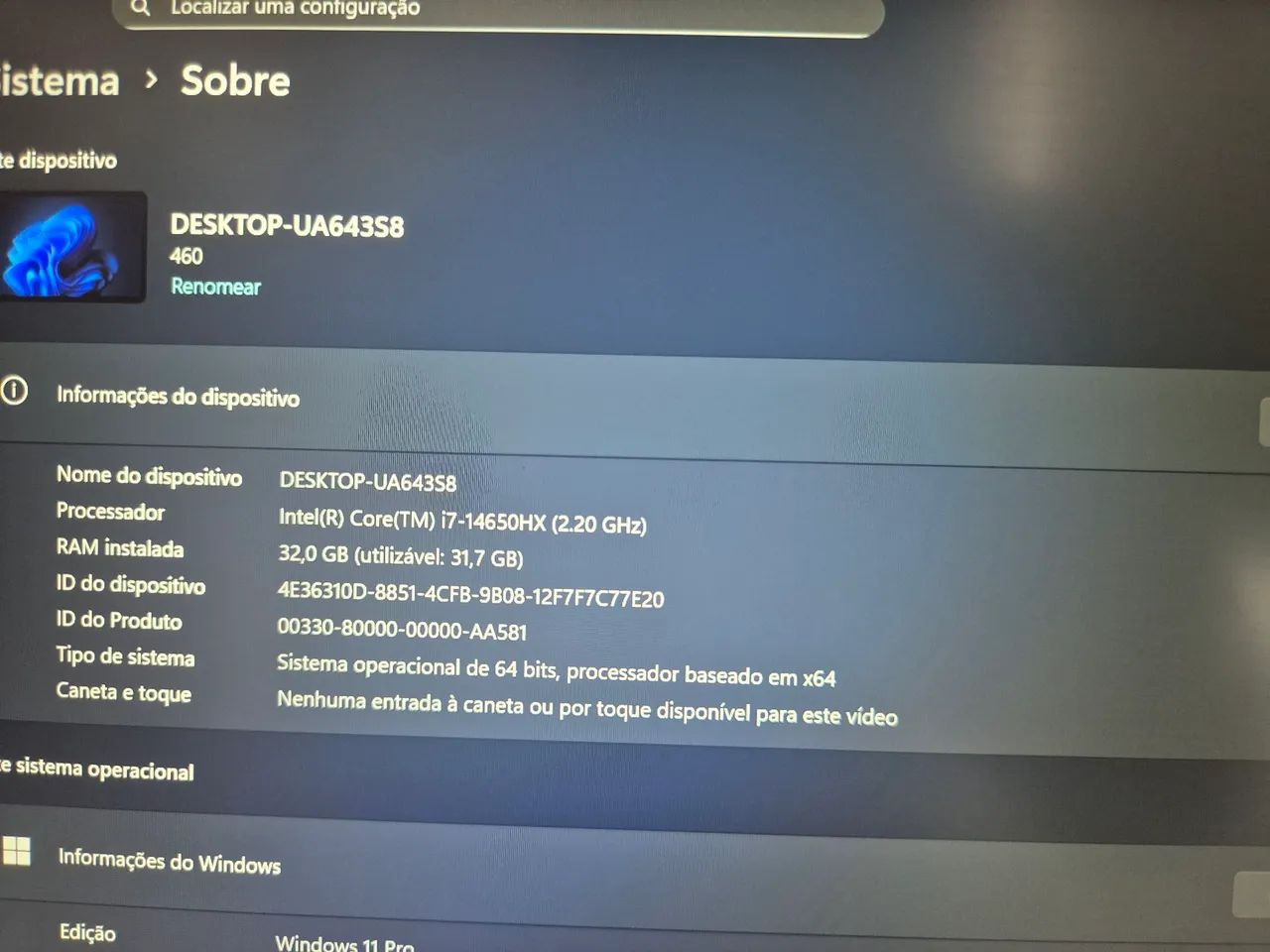 Notebook Avell gamer de alta performance i7 14650HX rtx 4060 - Foto 5