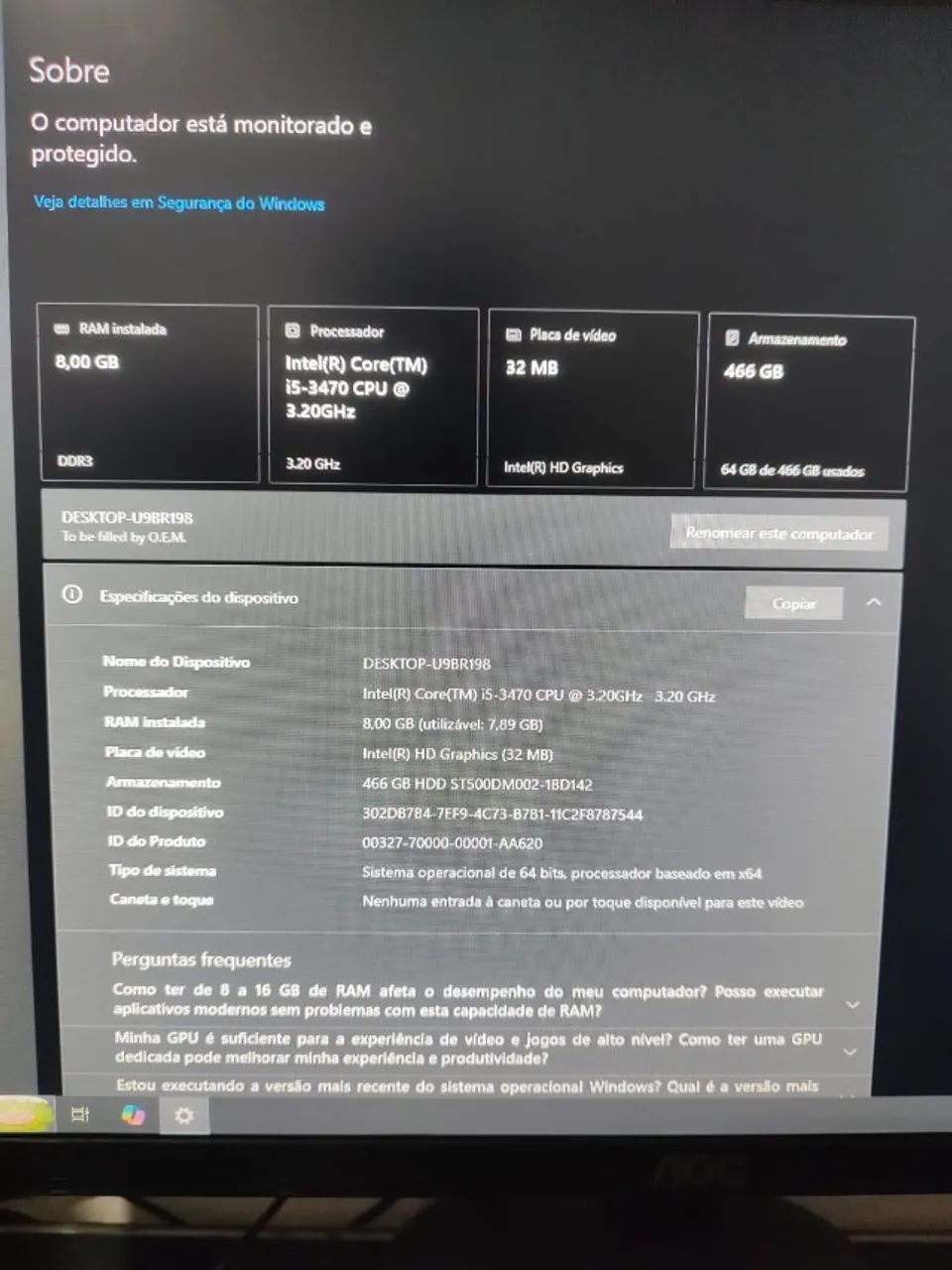 CPU I5 - TROCO  - Foto 2