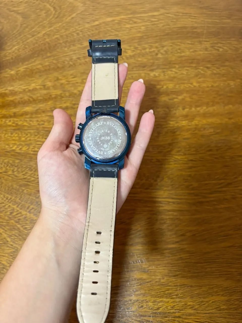 Relógio Bvlgari Cronógrafo Skeleton Azul - Foto 4