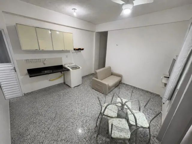 apartamento de 1 quarto, sala cozinha conjugada, bem confortável e funcional