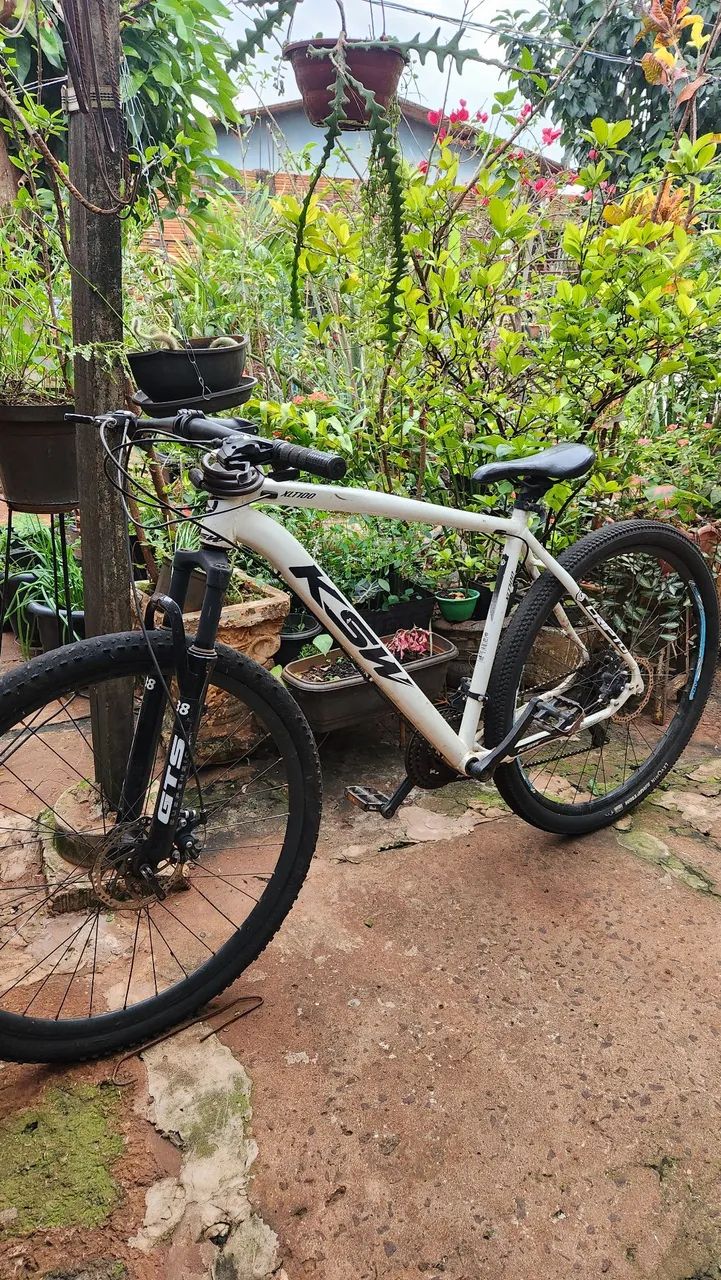 Bicicleta KSW aro 29, quadro 21 branca - Foto 5