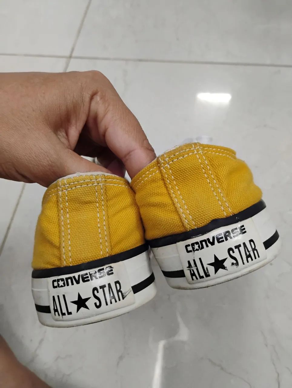 Tênis ALL Star amarelo Original 34  - Foto 4