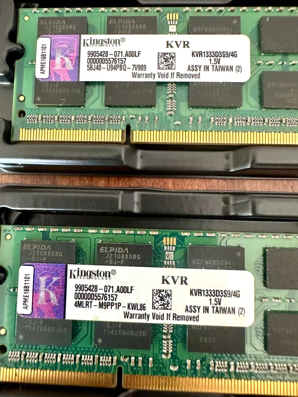  8Gb, 2x Memórias RAM DDR3 Kingston com 4GB cada x2=8Gb 1600MHz p/ Notebook e MacBook - Foto 3