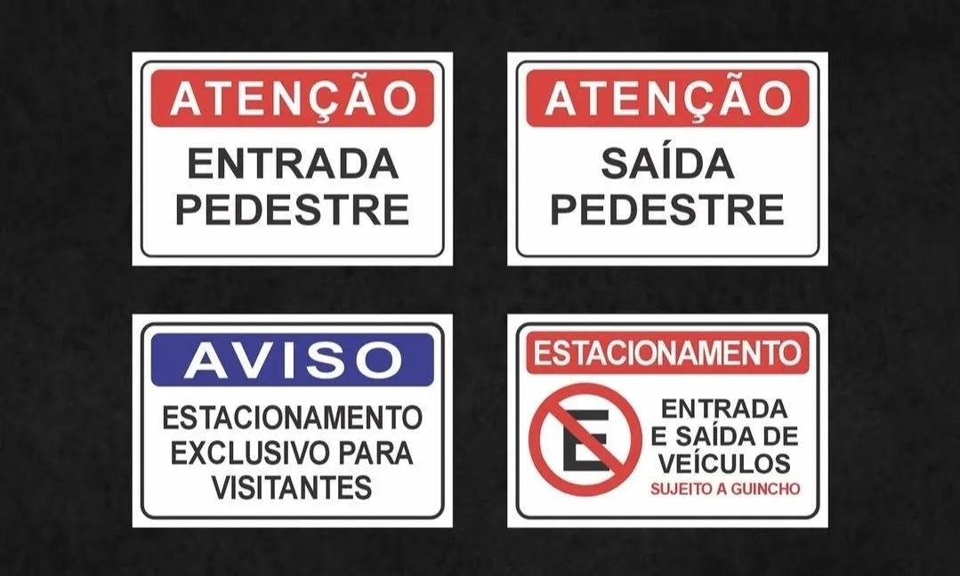 Placas de sinalização - Foto 3