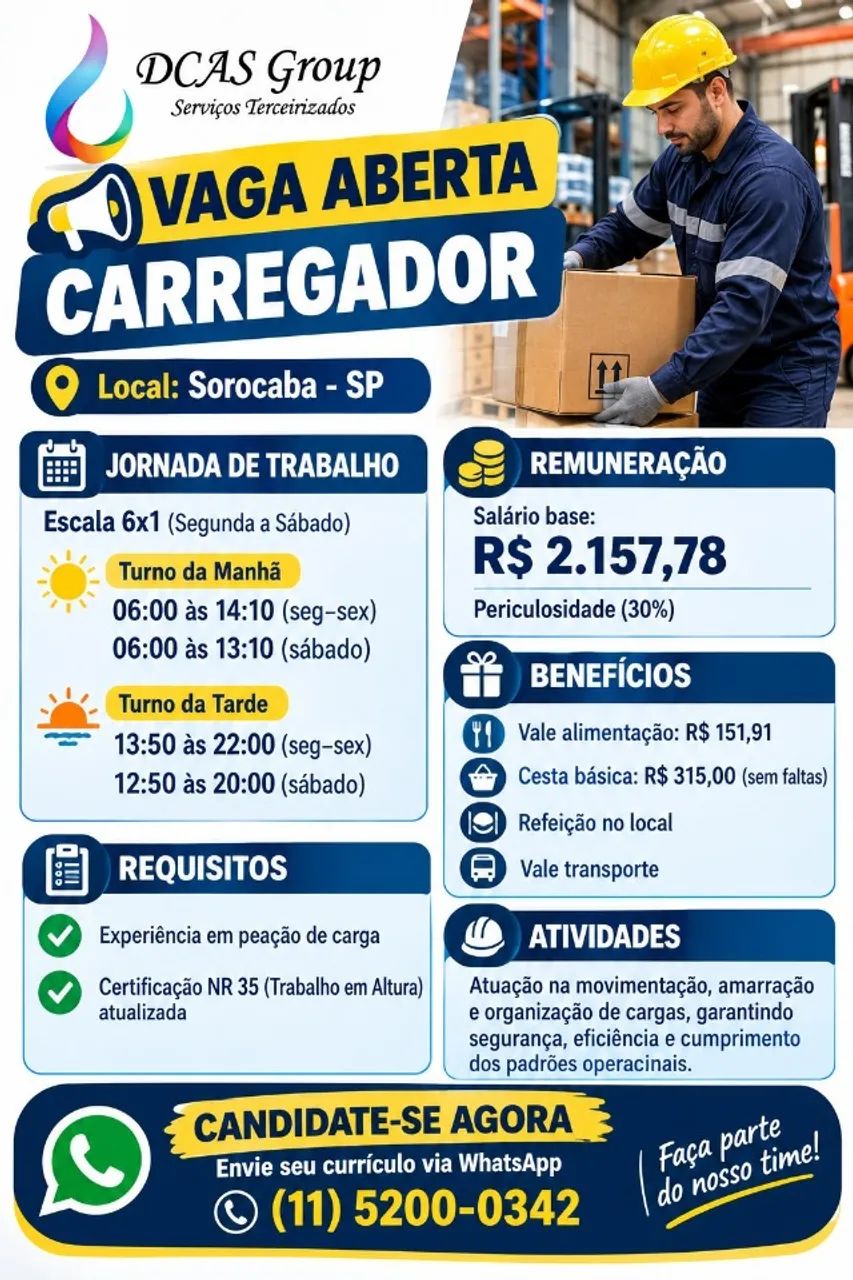 CARREGADOR COM EXPERIENCIA!