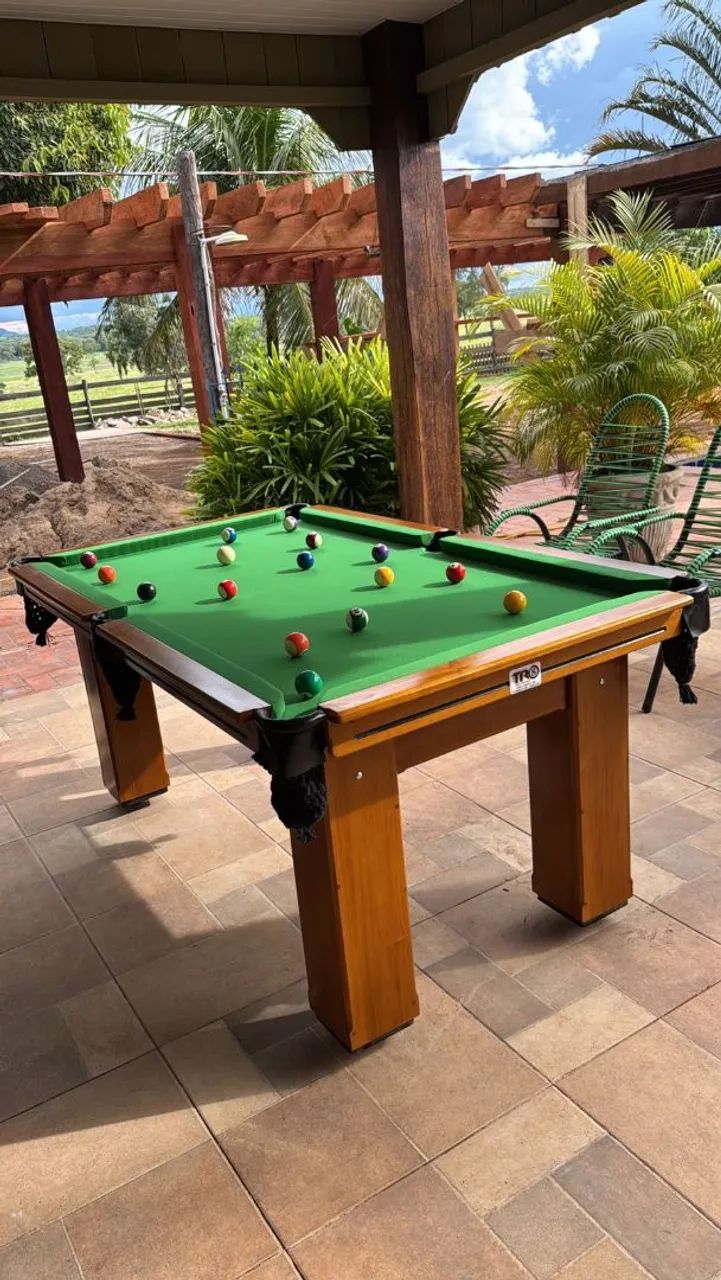 Mesa de Sinuca em Madeira na Promoção  - Foto 5