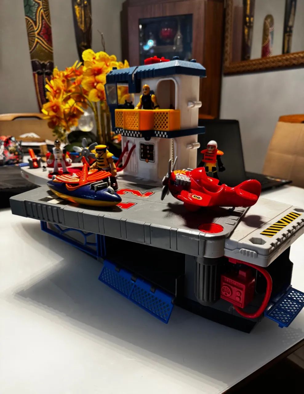 Navio porta aviões Imaginext Ficher Price - Brinquedos e Jogos