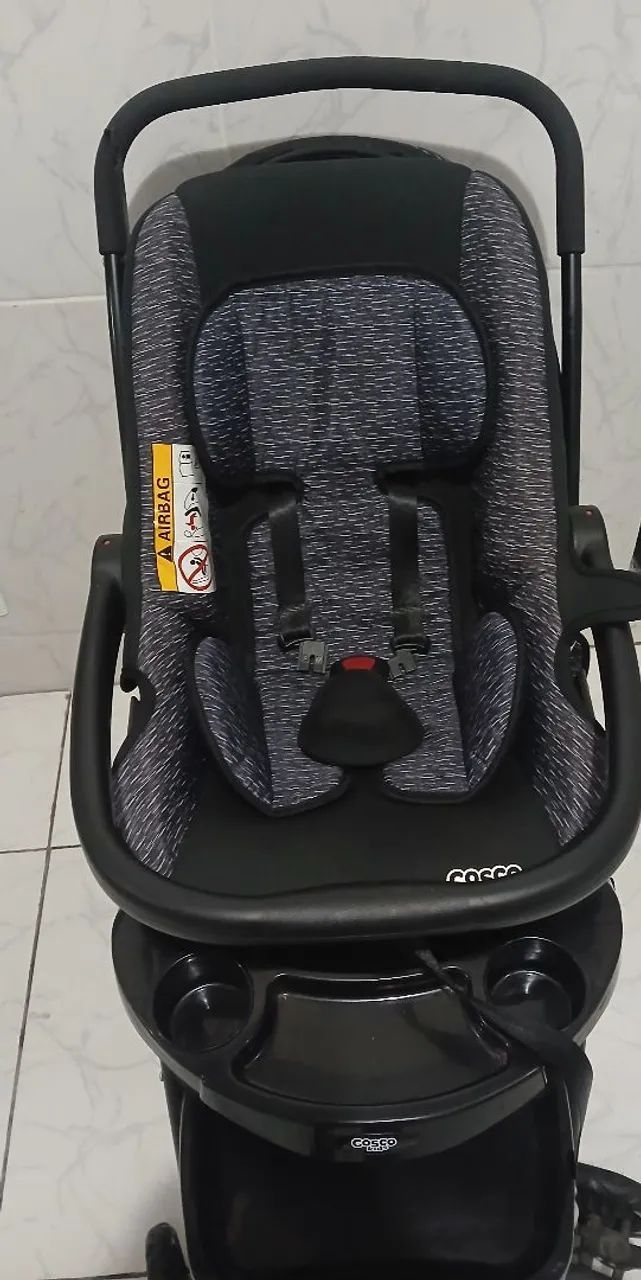Carrinho de bebê e Bebê conforto COSCO - Foto 2