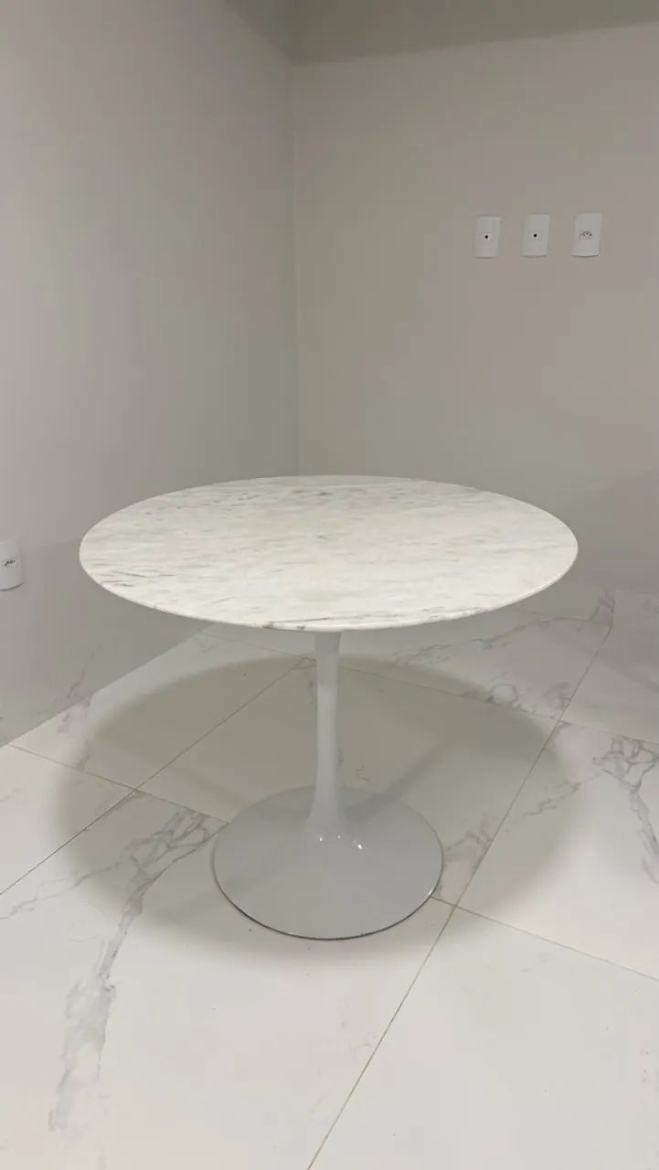 Mesa Mármore Carrara 90x90cm  - Foto 5