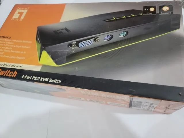 Level One Interruptor Área De Trabalho Automática Kvm-0412
