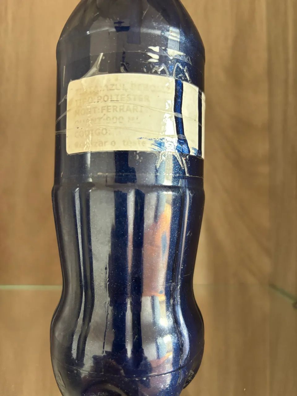 Tinta automotiva Azul Ferrari Perolizado - Foto 2