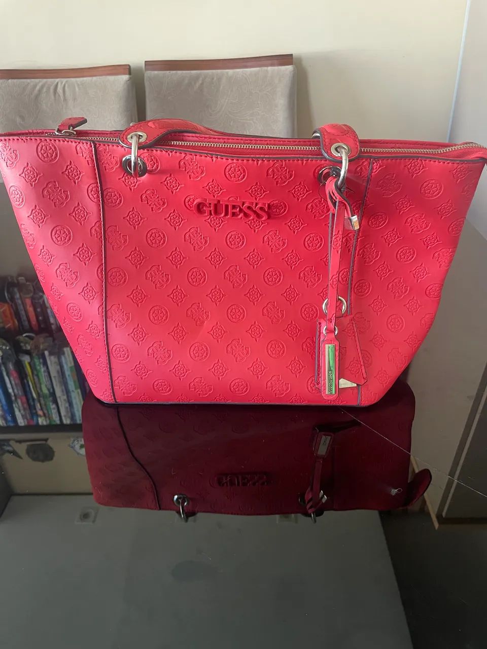  Bolsa Guess Red Double Handles  - Foto 4