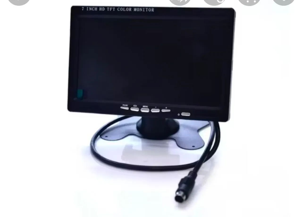 Monitor Duinb HD de 7" com HDMI e Tela LCD para Imagens Claras