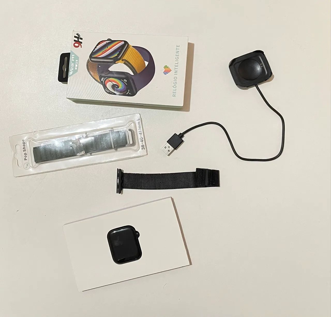 Smartwatch (com 2 pulseiras) 