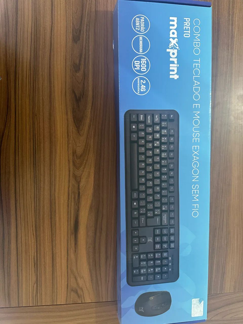TECLADO E MOUSE EXAGON SEM FIO USB 2.0 PRETO  - Foto 2