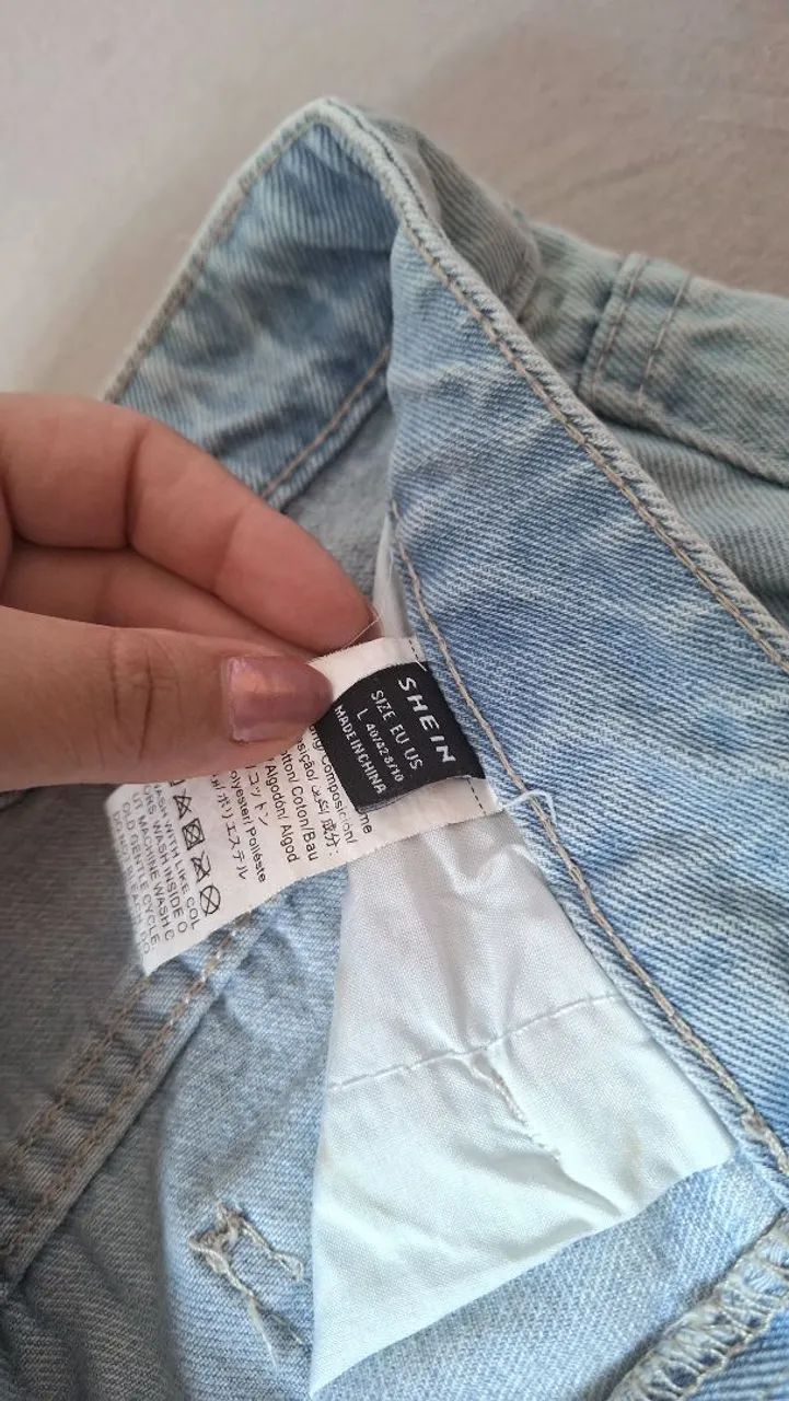 Short jeans feminino