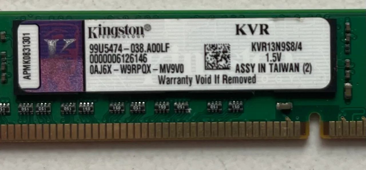 Memória Kingston DDR3 para desktop 4GB  - Foto 2