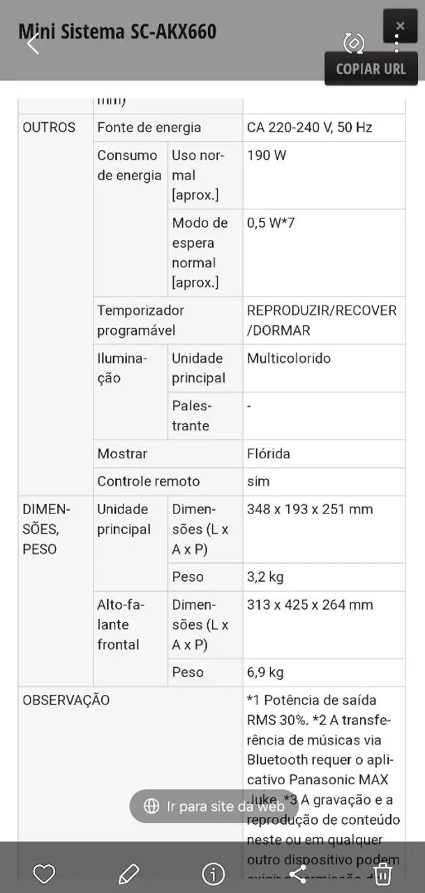 Mini System SC-AKX660 Panasonic  - Foto 5